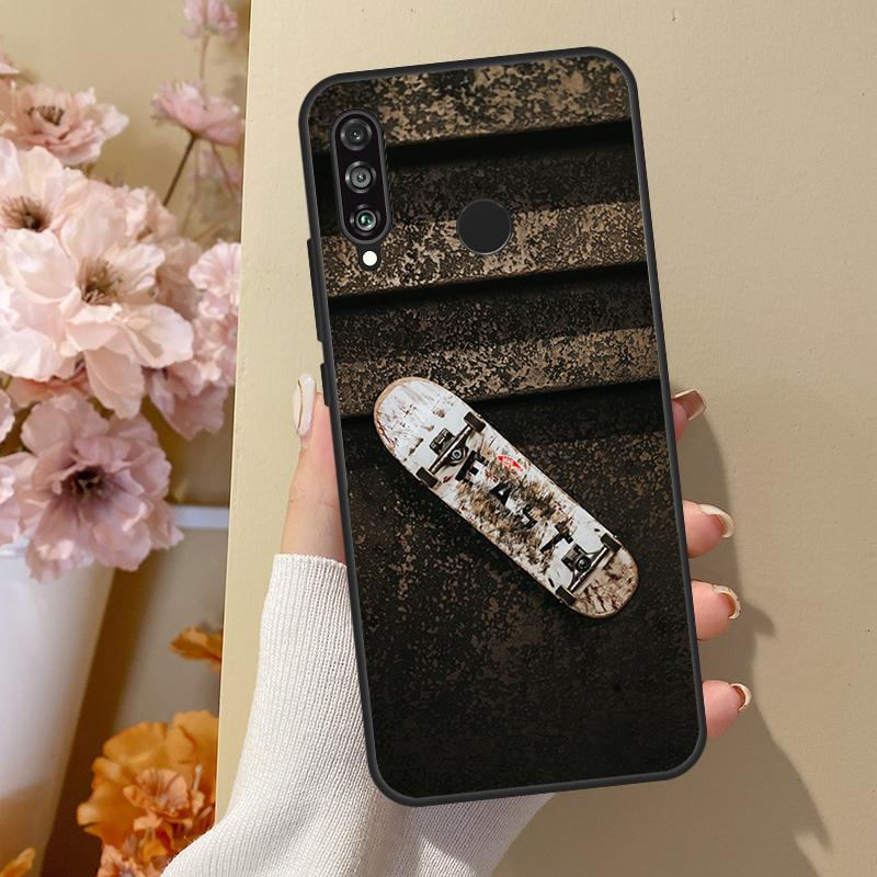 

Крутой чехол для скейта для Honor 50 8X 9X 10i для Huawei P50 Pro P20 P40 P30 Lite P Smart 2021 Nova 5T Honor 50 Lite