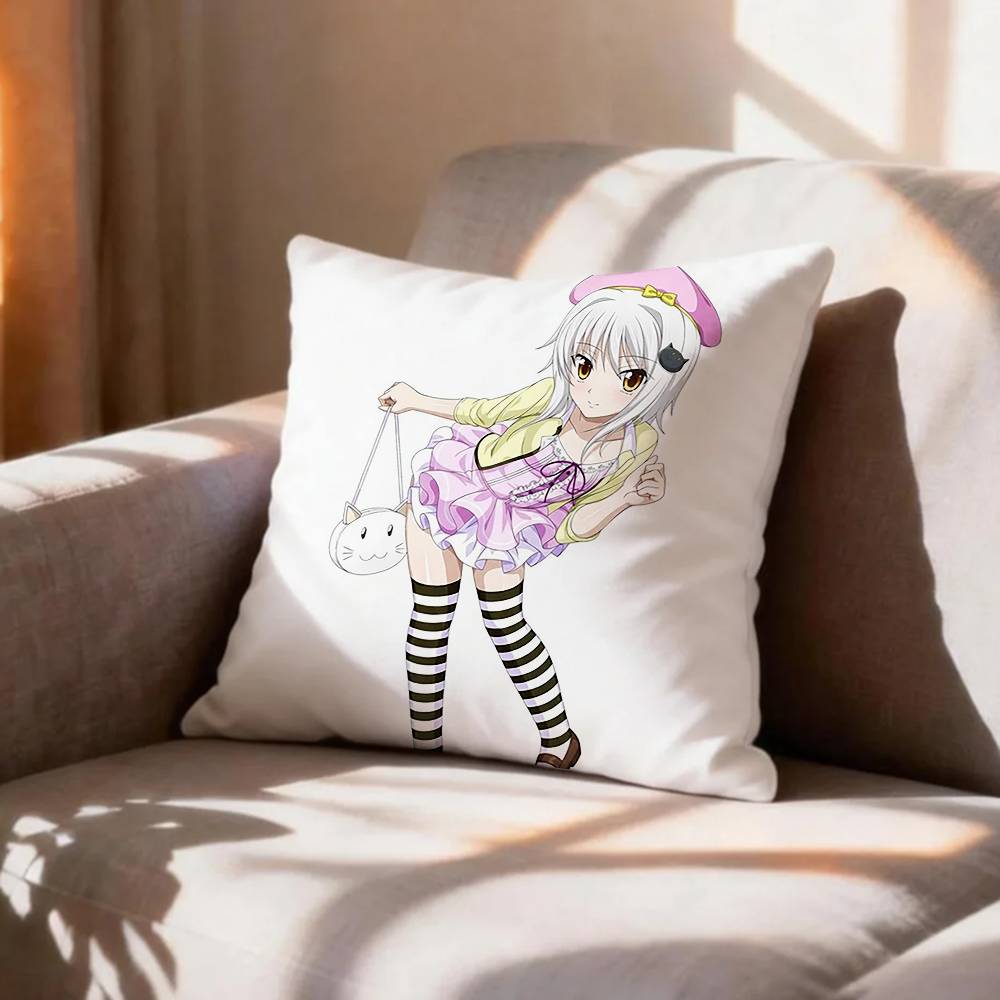CUTE High School DxD Koneko TToujou   Pillow Case Pattern Printed Pillowcase For Living Room Sofa Cushion Cover