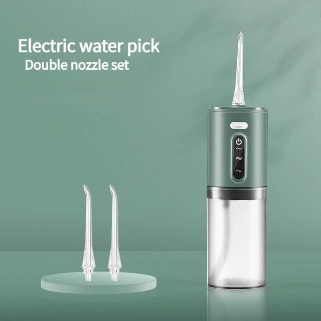 Oral Irrigator Portable Dental Water Flosser USB Rechargeable 280ML Electric Tooth Cleaning Device 3 Modes Waterproof Irrigator