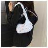 Japanese Style Ruffle Polyester Shoulder Bag Sweet Women's Armpit Handbag CLE
