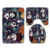 Halloween Shower Curtain Floor Mat Combination Four-Piece Set Kitchen Absorbent Non-Slip Carpet Bedroom Door Mat