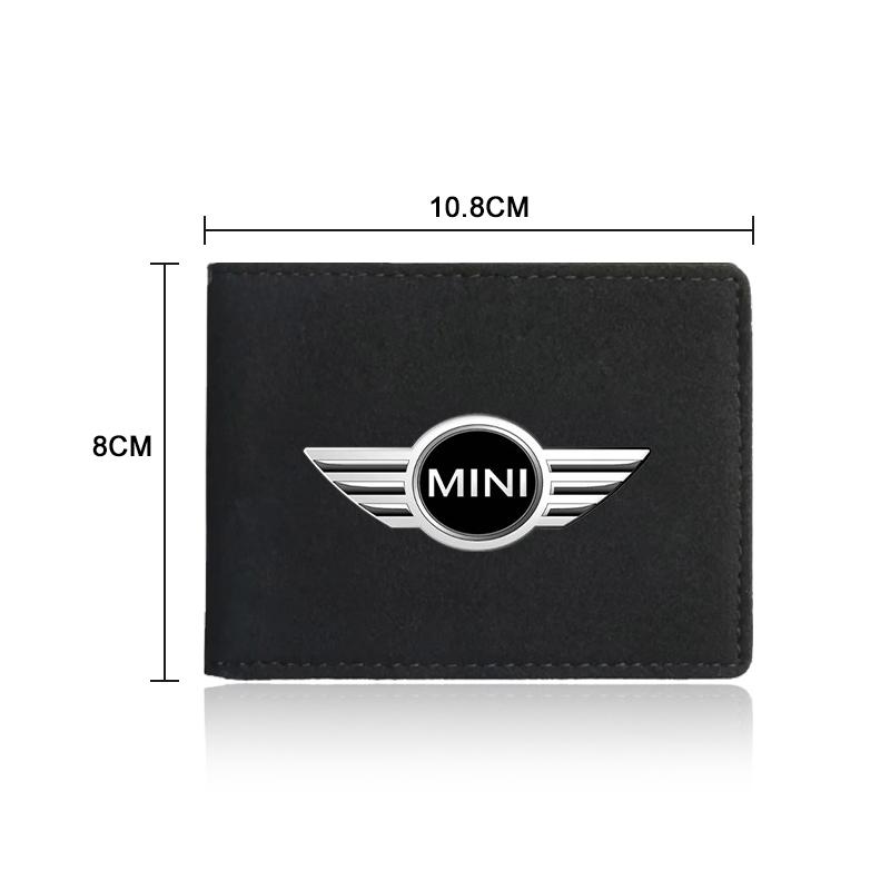 1Pcs Portable Car Driver License Holder PU Leather Card Bag For MINI Cooper One S Clubman R50 R53 R56 R60 F55 F56 R57 R58 R59