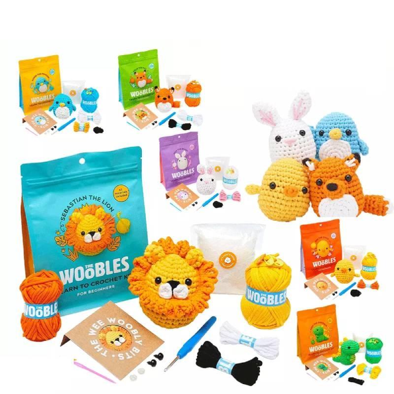 Zestaw do szydełkowania dla początkujących z wciągającymi samouczkami wideo do tworzenia zwierzątek DIY na sezon wiosenny 2023