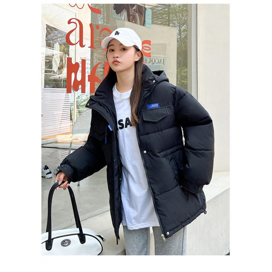 Women's Down Cotton Jacket Winter New Style Trendy Korean Fashion Short Sleeve Plus Size Coat