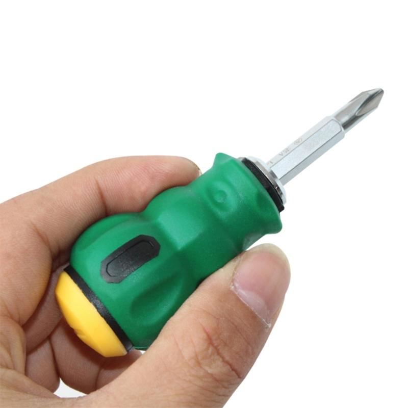 Reversible Screwdriver 2 in 1 Crossed and Slotted Screwdriver For Electronics Repair And Home DIY Projects