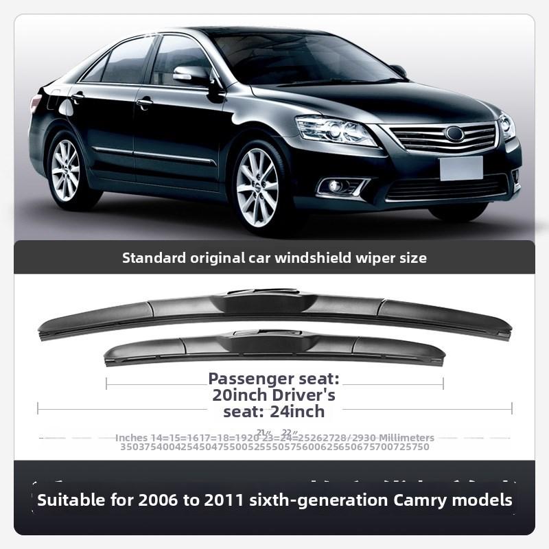 Boneless Windshield Wiper Blades for Toyota Camry