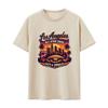 Memorial Los Angeles Game Short Sleeve TShirt Pure Cotton Comfortable Breathable Youthful Style for Unisex New Summer Wear