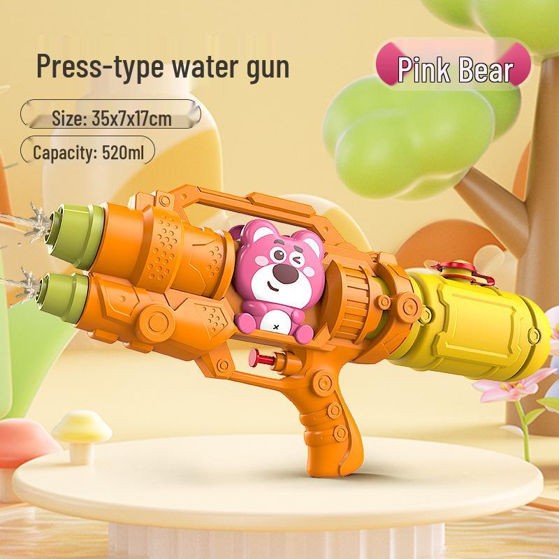 Children's Water Gun Toy: Large Capacity Press-Type Squirt Gun for Boys and Girls Water Play