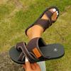 Light foam sole slippers women's flat casual open-toed beach sandals women's shoes