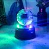 LED Disco Light Disco Mirror Lamp with Stage Rotating Magic Dance Car RGB Halloween Christmas Gift Party Club Laser Show Lamp