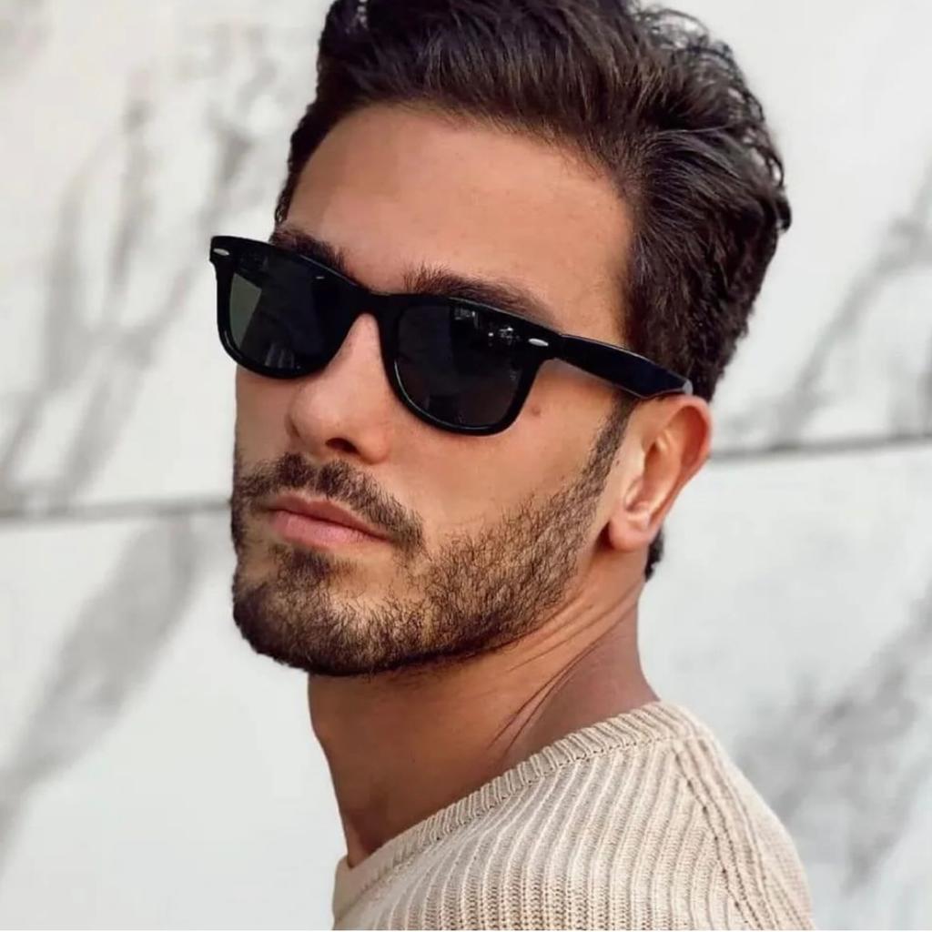 Klasyczne kwadratowe okulary przeciwsłoneczne Mężczyźni Kobiety Retro Czarne Okulary przeciwsłoneczne Męskie Damskie Moda Letnie Przeciwodblaskowe Okulary do jazdy
