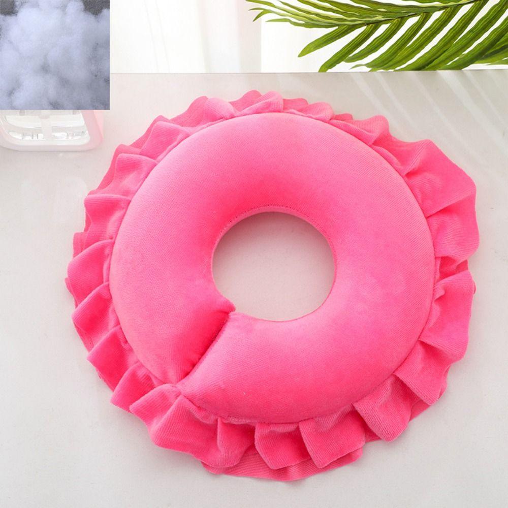 Comfortable Face Pillow Facial Support PP Cotton U-Shaped Neck Cushion Lightweight Breathable Massage Cushion Facial Care