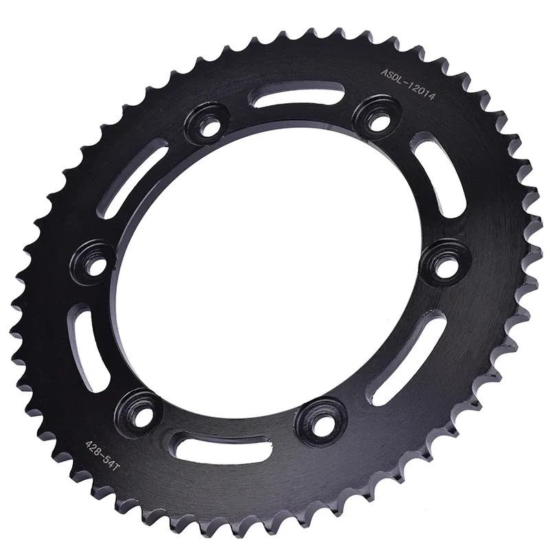 428 54T Motorcycle Rear Sprocket Gear Staring Wheel for Honda CBR250 RJ RK 1988 1989 VT250 FL Spada 1989 1990 VT 250 CBR 250