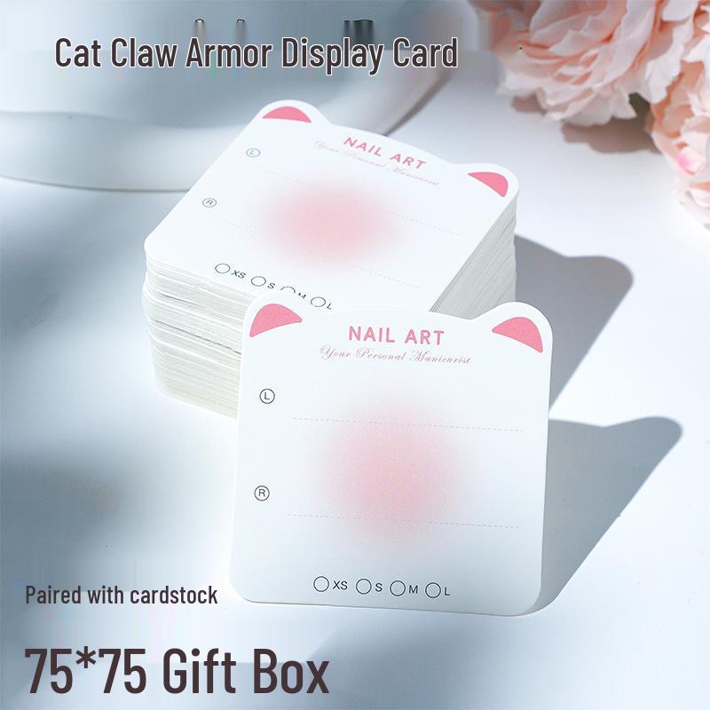 Transparent Flip-Top Nail Art Storage & Display Box