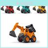Plastic Inertial Construction Vehicle For Kids With Movable Parts And Sensory Engagement