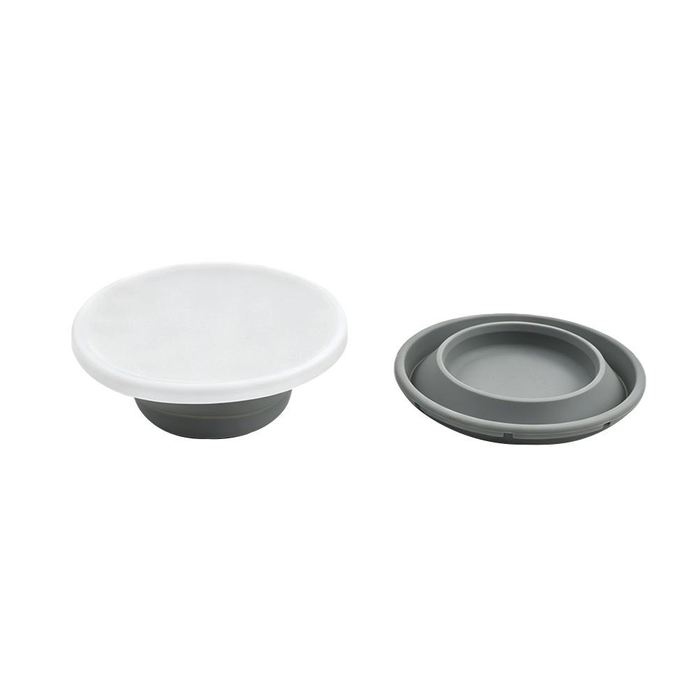Silicone Foldable Bowl with Inner Steel Rod, Airtight Storage Bento Bowl, Microwave Safe, Ideal for Travel and Camping
