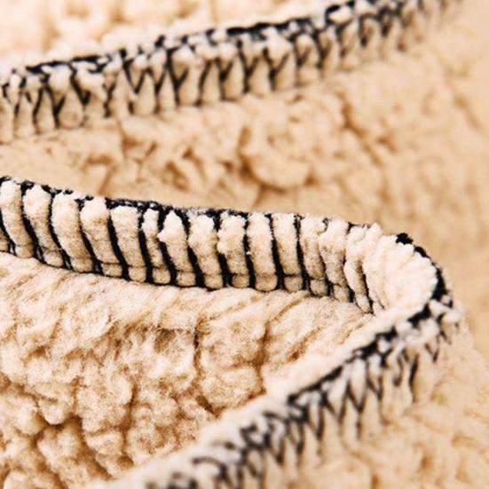 Pánský zimní kabát Silný měkký plyš S kapucí Stahovací šňůrka Dlouhý rukáv Volný zip Zapínání Cardigan Teplá jednobarevná Pánská bunda