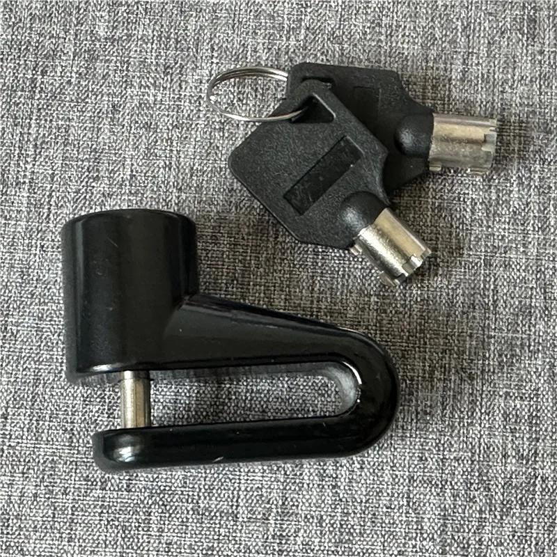 

1PCS Security Bicycle disc brake lock anti-theft lock Anti Theft Motorcycle Electric scooter Disc Brake Lock road bike lock чорний