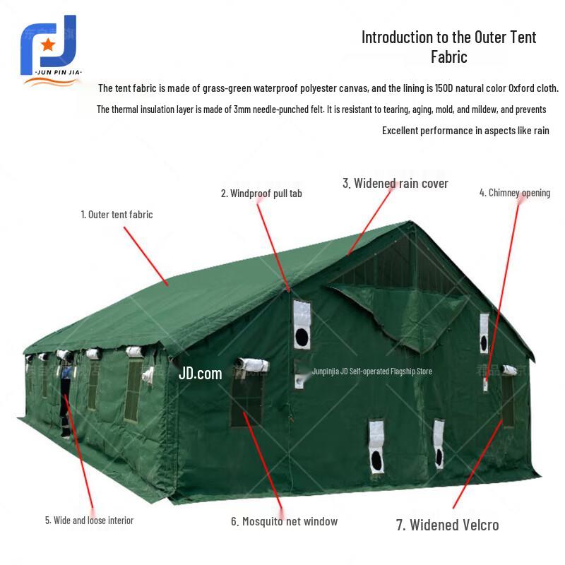 Junpinjia 96 Universal Command Tent Accessories