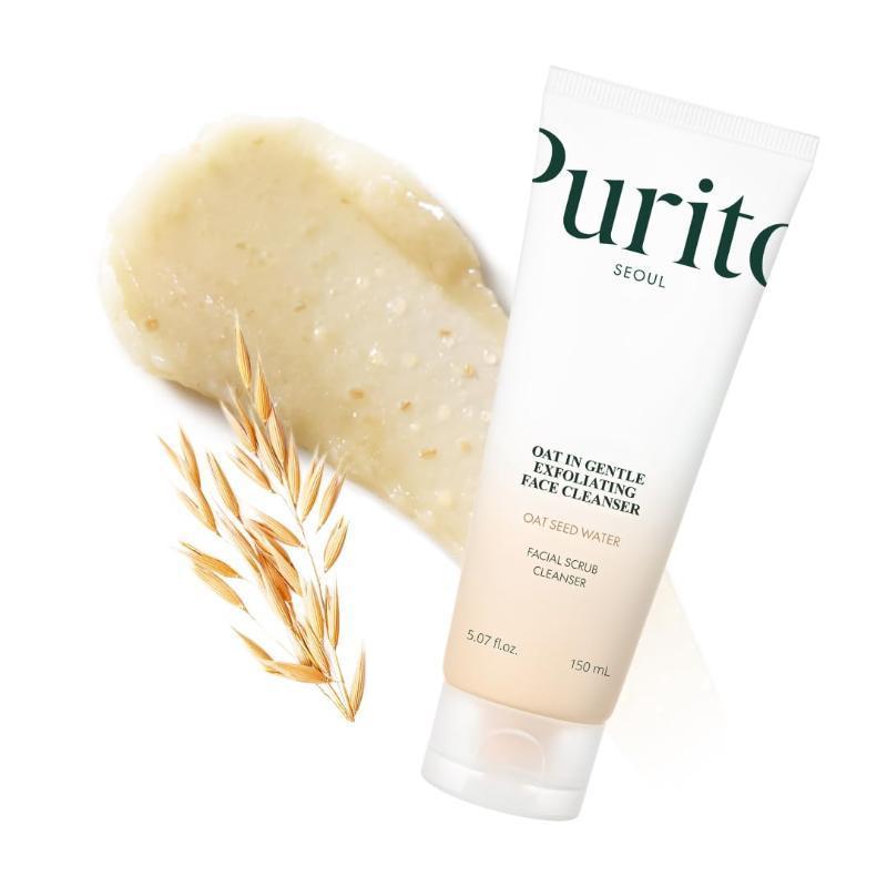 Purito Oat-in Gentle Exfoliating Face Cleanser 150ml / Nourishing, Moisturizing, Korean Cosmetics, Kbeauty