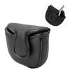 Portable PU Golf Club Driver Headcovers Durable Soft Head Cover Golfer Accessory Black