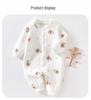 Winter Warm Long Sleeve Baby Romper Jumpsuit - Newborn Base Layer Pajamas