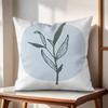 Simple Plant Cushion Cover Natural Linen Organic Fabric DoubleSided Printing Couch Pillow Covers Home Decor