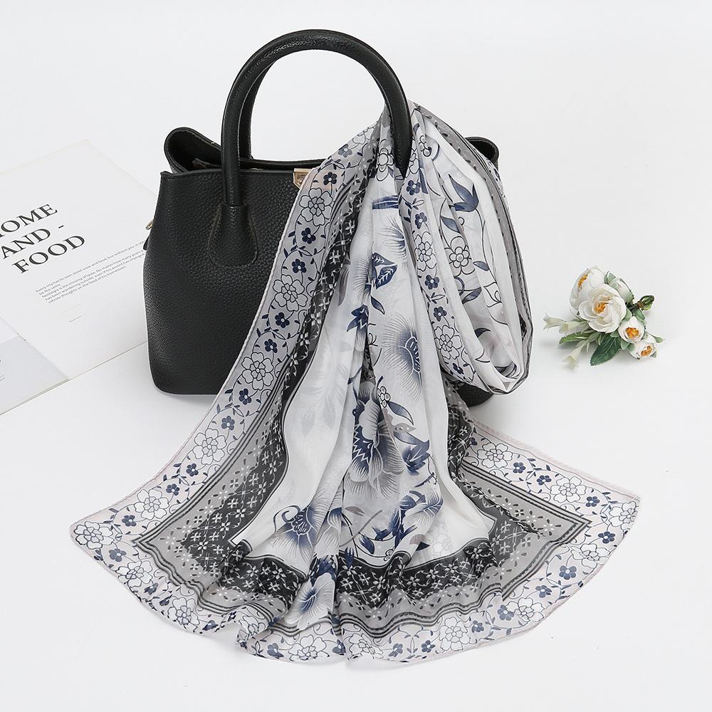 Women Shawl Scarf Sun Block Gauze Scarf Holiday Beach Towel Scarf Women  Muslim Headscarf