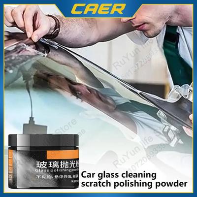 80g Car Glass Polishing Powder Automotive Windshield Scratch Remover Cerium Oxide Polish Compound Window Waxing Repair Tool