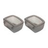 Spillproof Hanging Pet Water Bowl For Small Dog Secure Hook Design Plastic Water Feeder Easy To Clean Crate Waterer 2PCS