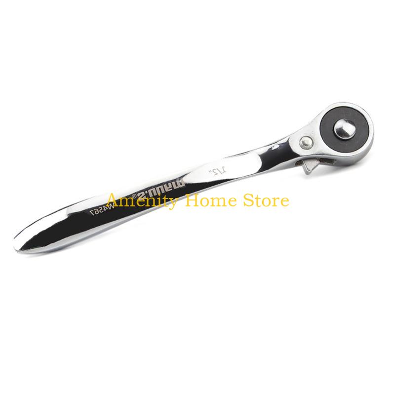 F26C Mini Ratchet Wrench Screwdriver 72 Teeth Socket Batch Head Quick Ratchet Spanner