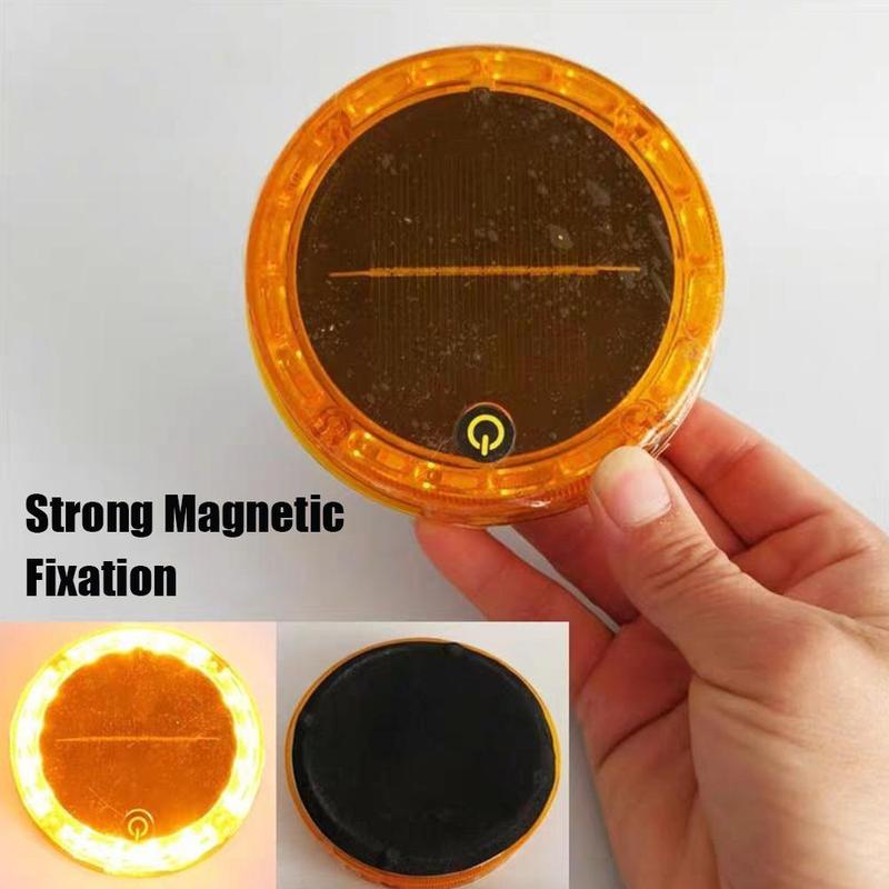 For Roadside Safety Yellow,white,red Solar Tail Light Car Tail Light High-brightness Flashing Three Flashing Modes