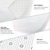 Retro 3D Rose Semi-Circle Floor Mat Entrance Entrance Welcome Door Mat Soft Non-Slip Bedroom Carpet Home Decoration