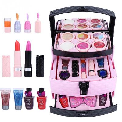 Fete Alcătuiesc Caz Pudra Blush Copii Set Cosmetice Copii Machiaj