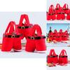 Santa Claus Pants Shaped Christmas Candy Gift Bag For Joyful Holiday Celebrations**