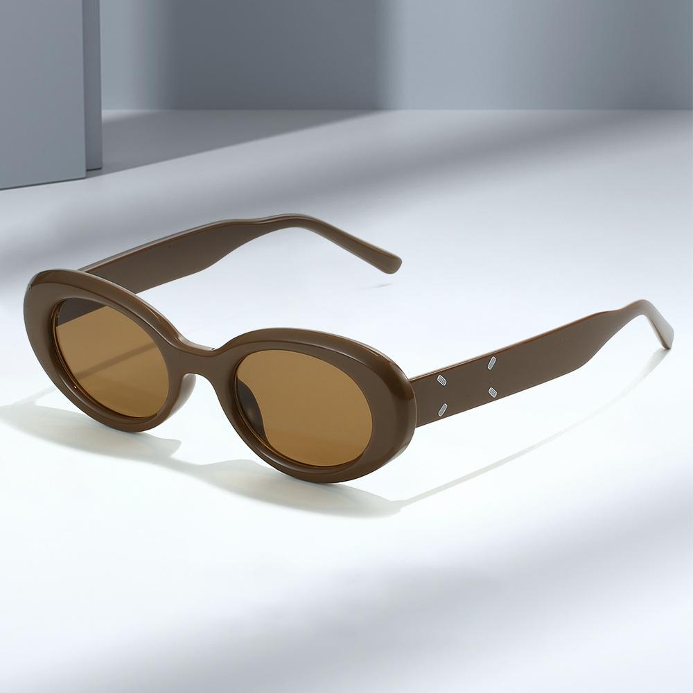 Trendy Fashionable Oval Small Frame Sunglasses For Women & Men  Chic Eyewear  Stylish Shades Cool Sunglass For Every Occasion