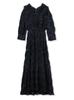 Frill Jacquard Dress SWFO251059NVY1