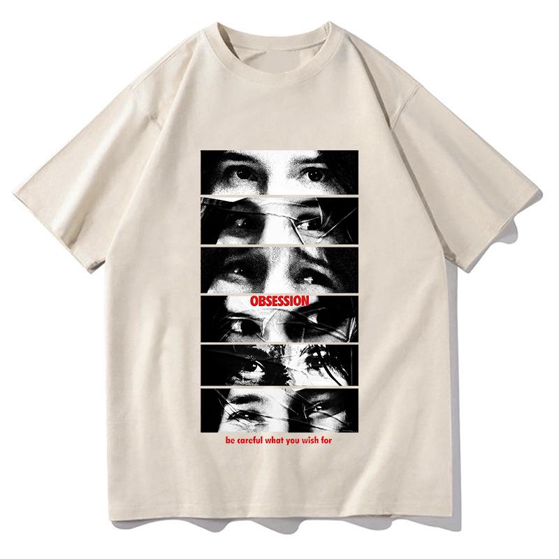 Movie Obsession Nikki Eyes T Shirts Vintage Graphic Print Summer Round Neck High Quality Cotton Tops Unisex Unisex Harajuku Y2K Tees