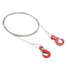 2pcs RC Metal Trailer Hook Aluminum Alloy Steel Rope Lightweight Compact RC Chain Hook for SCX10