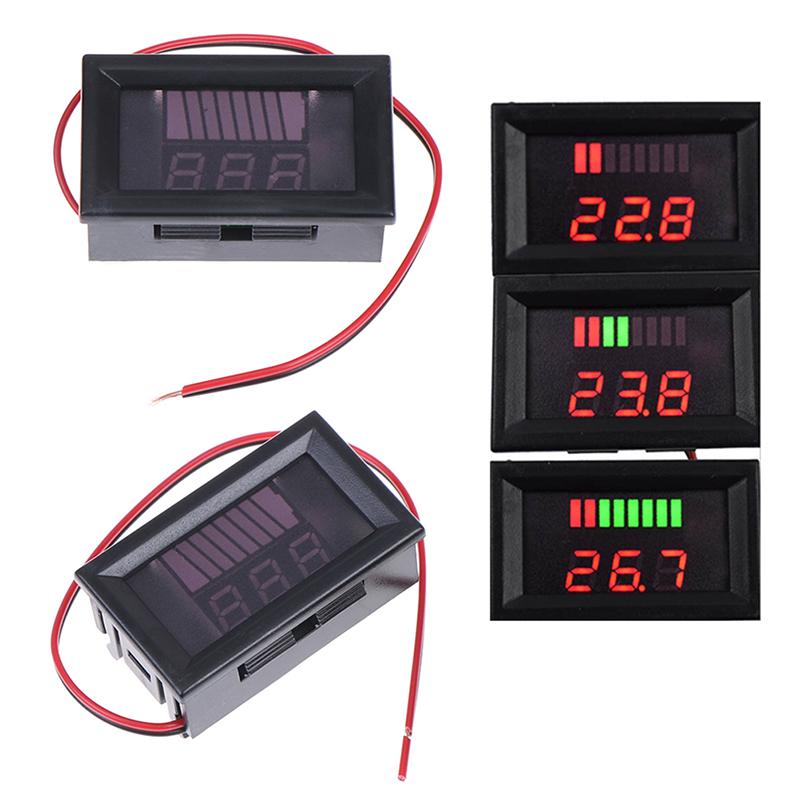 12V Acid Lead Battery Charge Level Indicator Lithium Battery Capacity Meter