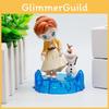Elsa Frozen Anna Olaf Characters Model Ornament For Decoration Desktop