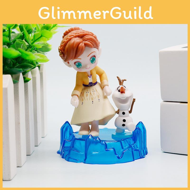 Elsa Frozen Anna Olaf Characters Model Ornament For Decoration Desktop