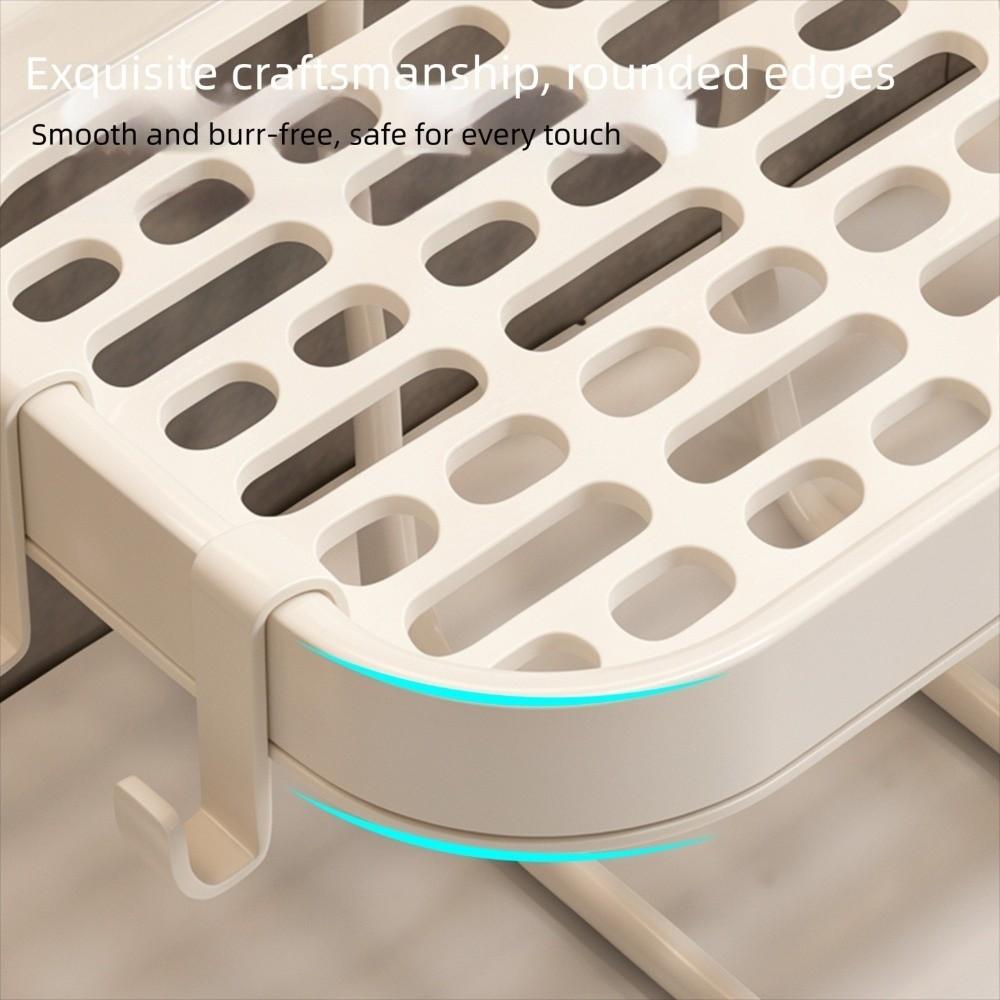 Mesh Bathroom Storage Rack Universal Counter Organizer Faucet Storage Shelf Shower