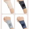 Knitting Fabric Thumb Protective Sleeve with Fastener Tape Wrist Support Brace  Unisex