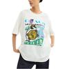 COACH T-Shirts Unisex White Crew Neck Moderate Straight Fit (Unisex) T-Shirts CCA57 NFY
