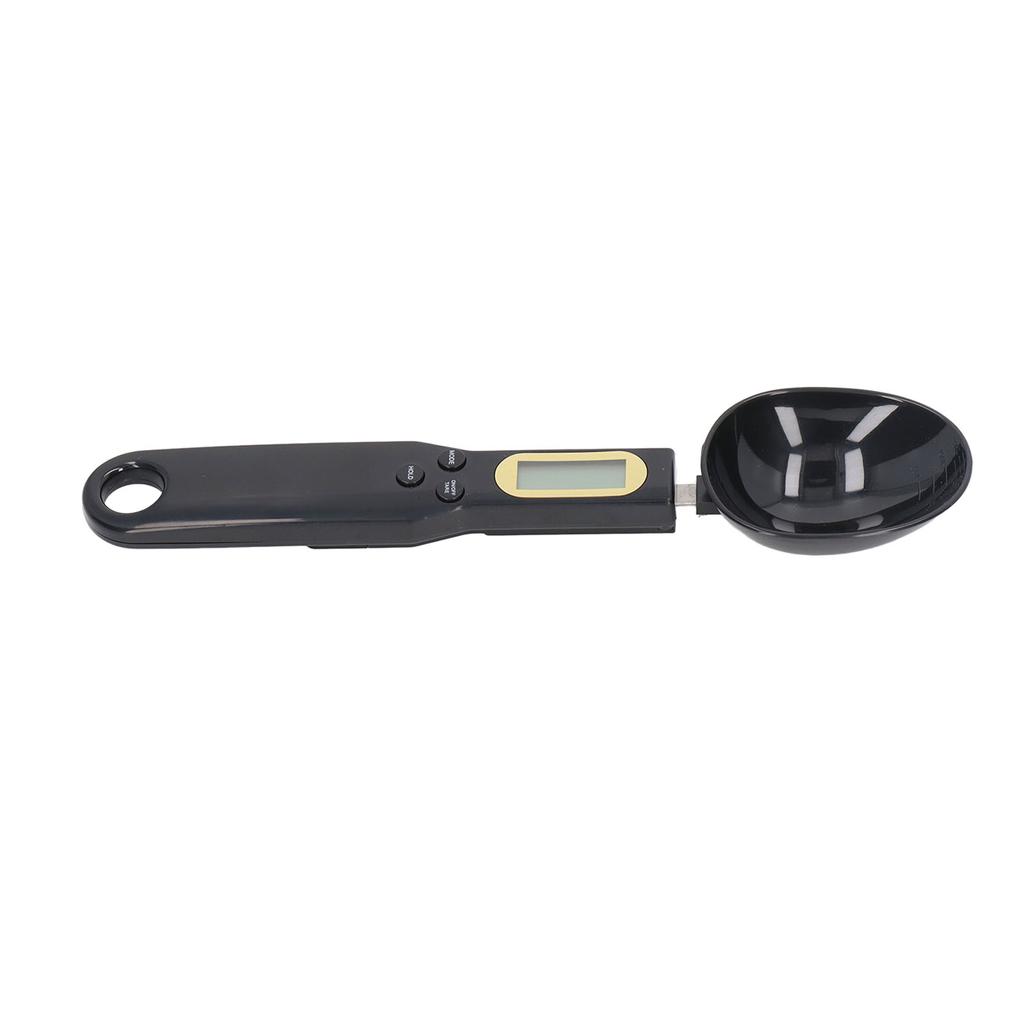 Food Scale Spoon Digital Black Ingredient Weighing Spoon Scale with Electronic Screen for Kitchen
