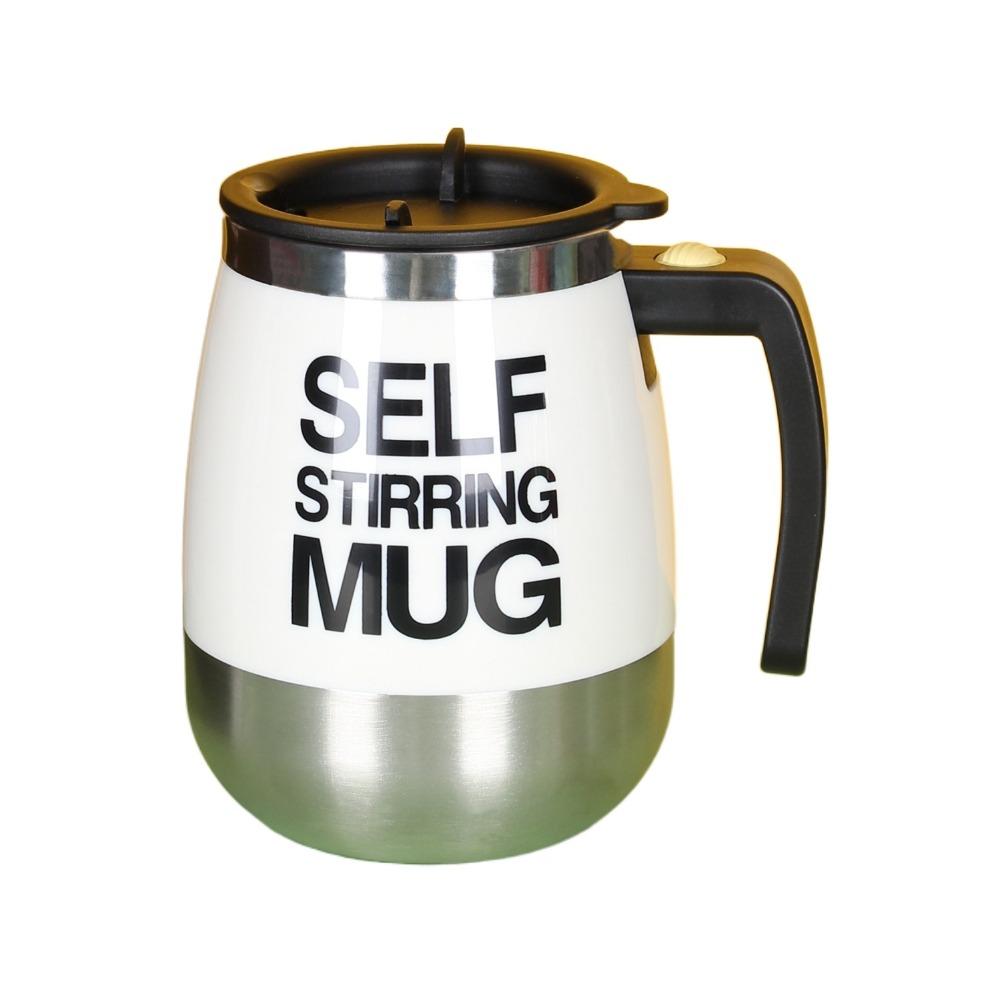 Large Capacity Magnetic Mixing Mug Thermal Insulation Rotating Blender Cup  Milk Blending