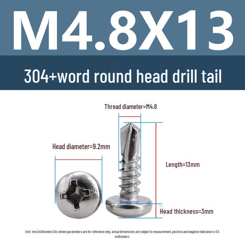 Yigu 304 Phillips Linsenkopf Selbstschneidende Schrauben M3.9/M4.2 auf Lager