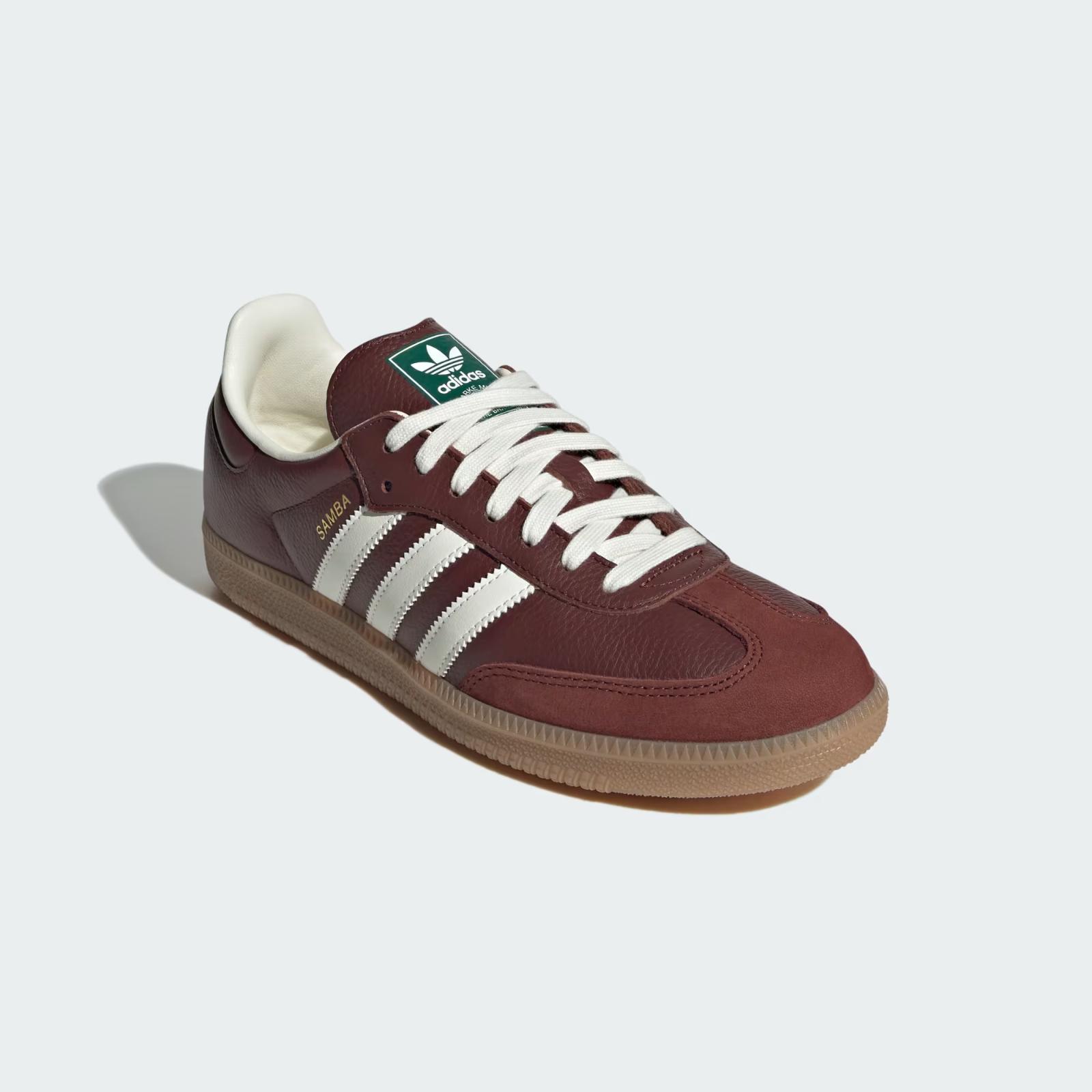 JR0892 adidas Originals Samba OG Fox Brown Off White Gum (Men s) 10
