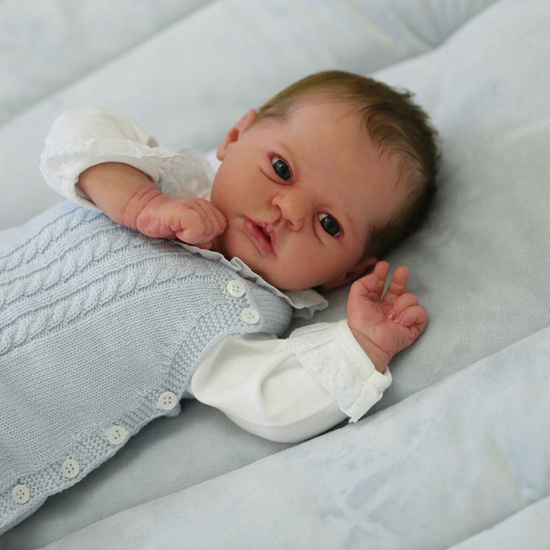 19Inch Reborn Doll Kit Evi Fresh Color Unfinished Unpainted DIY Doll Parts